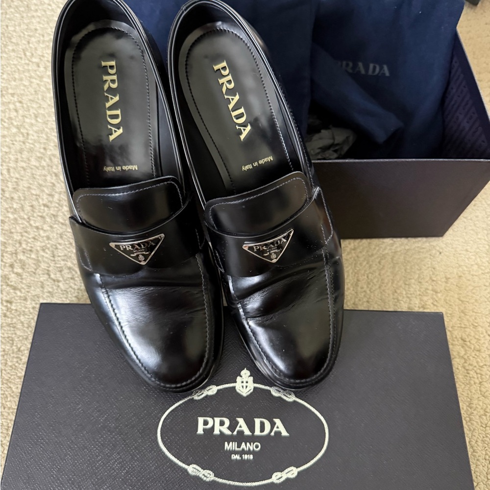 Prada loafers size 9 US men